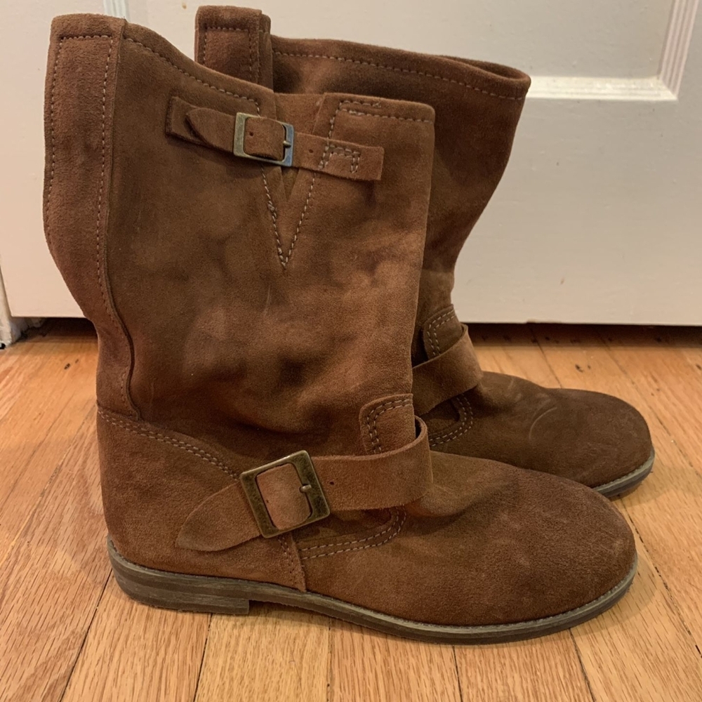 Jeffrey Campbell Dakota Leather Pull On Boots - Picture 2 of 10